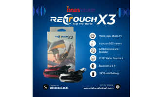 INTERCOM HELM RETOUCH X3 , HARGA HANYA 459 RIBU INTERCOM HELM RETOUCH X3 , HARGA HANYA 459 RIBU