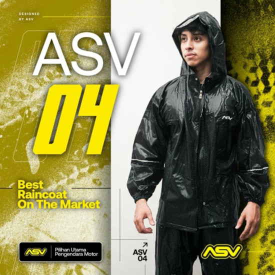 JAS HUJAN ASV 04 BLACK (XXL)