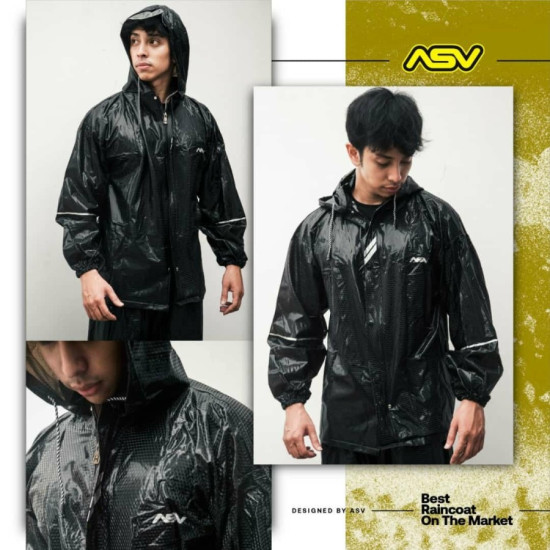 JAS HUJAN ASV 04 BLACK (XXL)