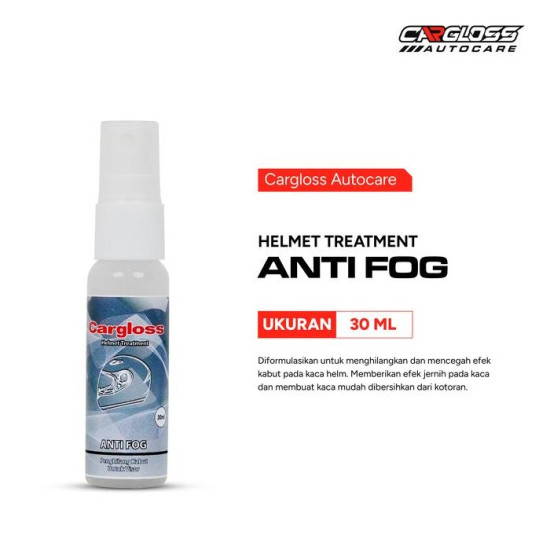 CARGLOSS ANTI FOG SPRAY 30ML