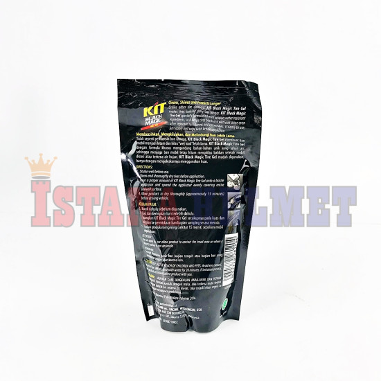 KIT BLACK MAGIX TIRE GEL POUCH 180ML (GP)