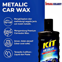 KIT METALIC LIQUID CAR WAX 275ML (GP)