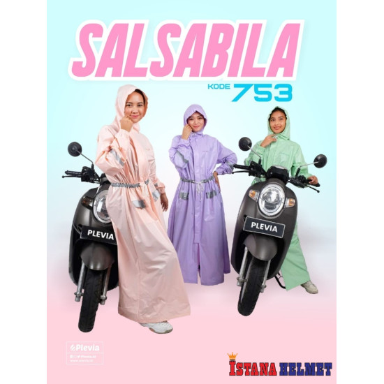 JAS HUJAN PLEVIA 753 SALSABILA BLUE