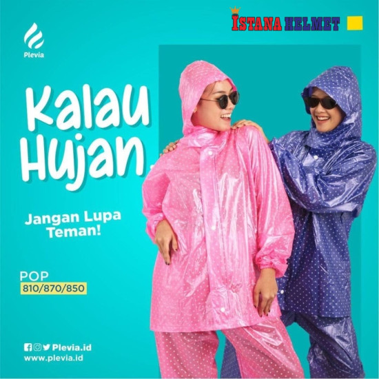 JAS HUJAN PLEVIA 810 POP PINK