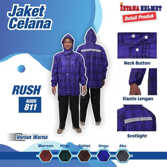 JAS HUJAN PLEVIA 811 RUSH MAROON