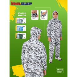 JAS HUJAN PLEVIA 813 ARMY GREY