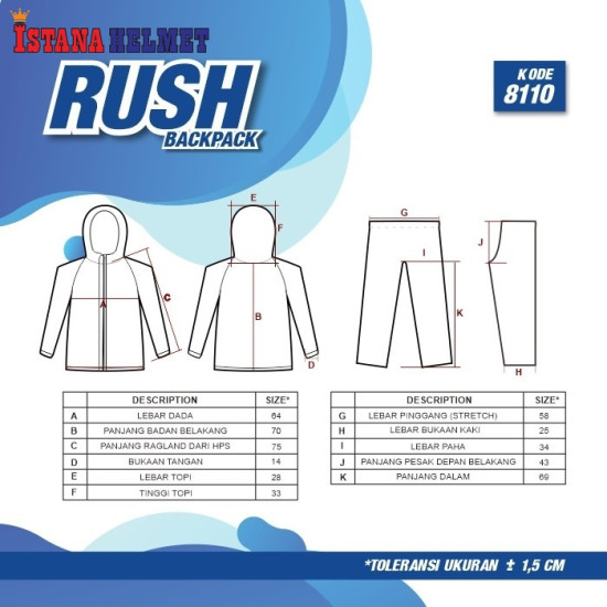 JH PLEVIA BP8110 RUSH BLUE