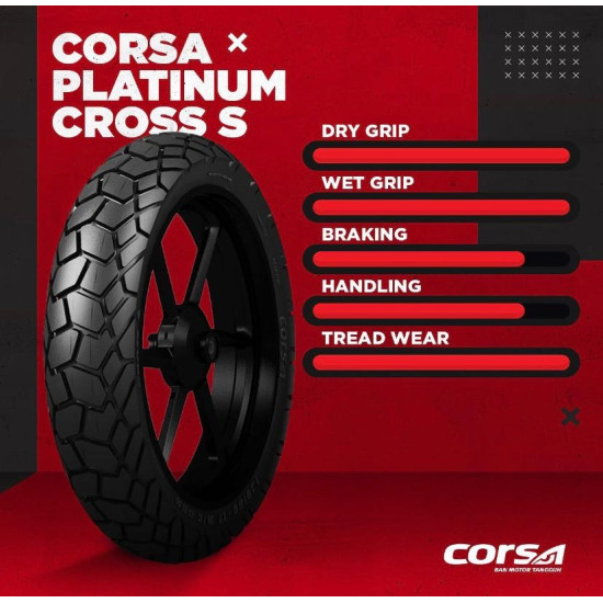 BAN CORSA 110/80-17 CROSS-S