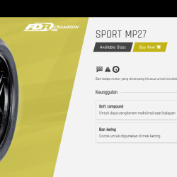 BAN FDR SPORT MP 27 100/80-14