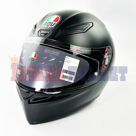 AGV K-1 SOLID MATT BLACK (M)