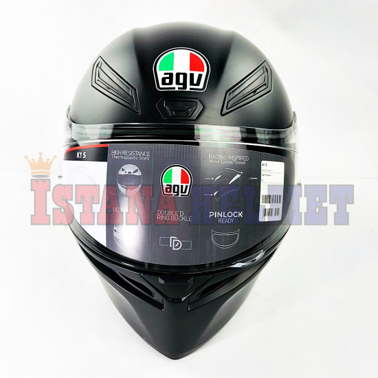 AGV K-1 SOLID MATT BLACK (M)