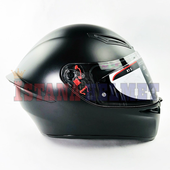 AGV K-1 SOLID MATT BLACK (M)