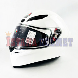 AGV K-1 SOLID WHITE (XL)