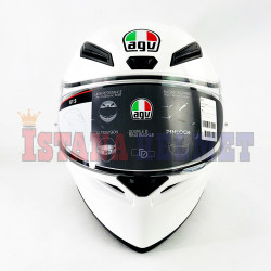 AGV K-1 SOLID WHITE (XL)