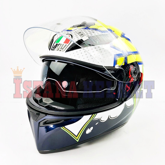 AGV K-3 SV I MULTI MPK B.BL/WH/YL (M) AGV K-3 SV I MULTI MPK B.BL/WH/YL (M)