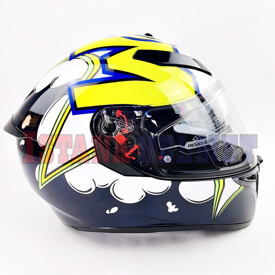 AGV K-3 SV I MULTI MPK B.BL/WH/YL (M) AGV K-3 SV I MULTI MPK B.BL/WH/YL (M)