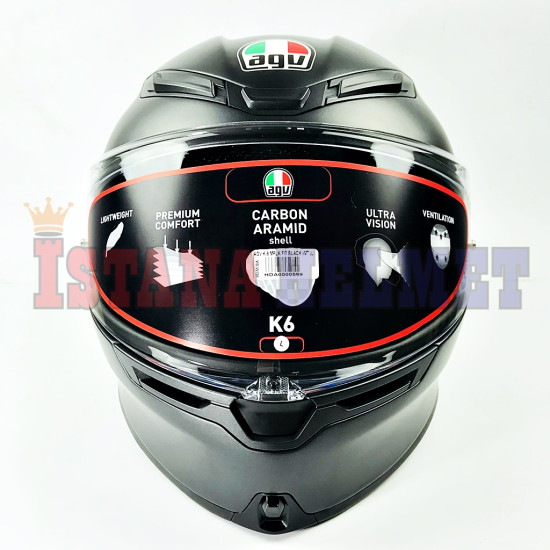 AGV K-6 SV MPLK FIT MATT BLACK (XL)