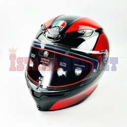 AGV K-6 SV MULTI MPLK HYPHEN BK/RD/WH (L)