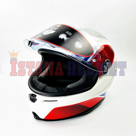 AGV K-6 SV MULTI MPLK HYPHEN WH/RD/BL (L) AGV K-6 SV MULTI MPLK HYPHEN WH/RD/BL (L)
