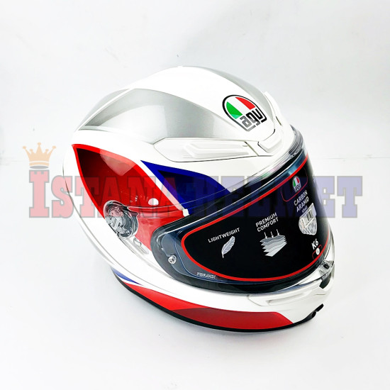 AGV K-6 SV MULTI MPLK HYPHEN WH/RD/BL (L) AGV K-6 SV MULTI MPLK HYPHEN WH/RD/BL (L)