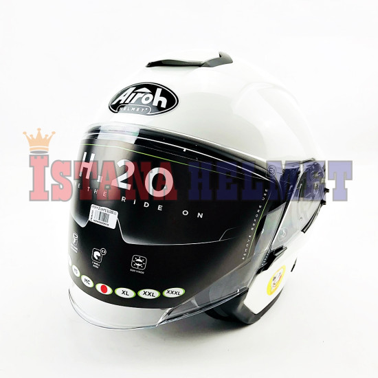 AIROH H.20 WHITE GLOSS (M)