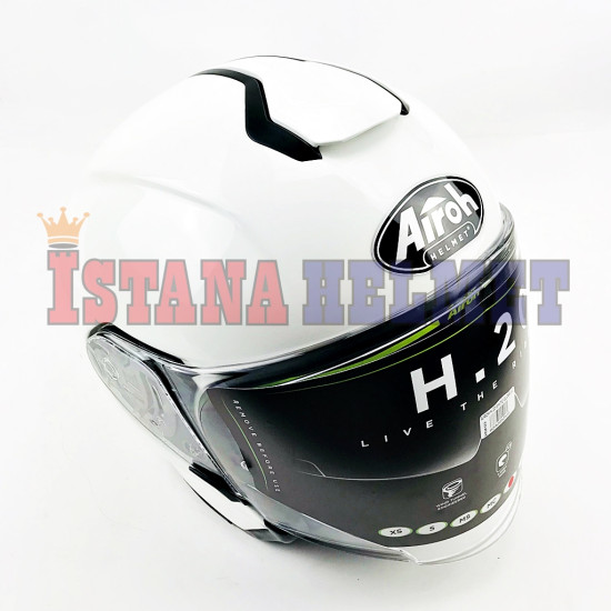 AIROH H.20 WHITE GLOSS (M)