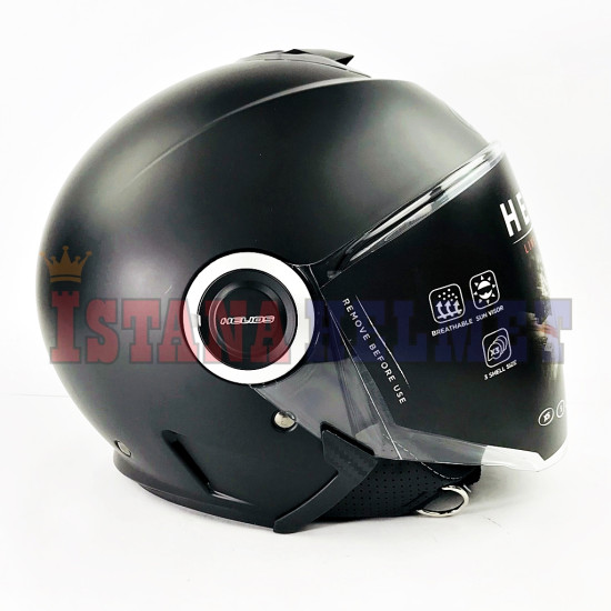 AIROH HELIOS BLACK MT (XL)