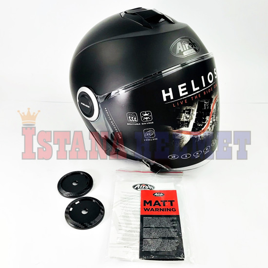 AIROH HELIOS BLACK MT (XL)