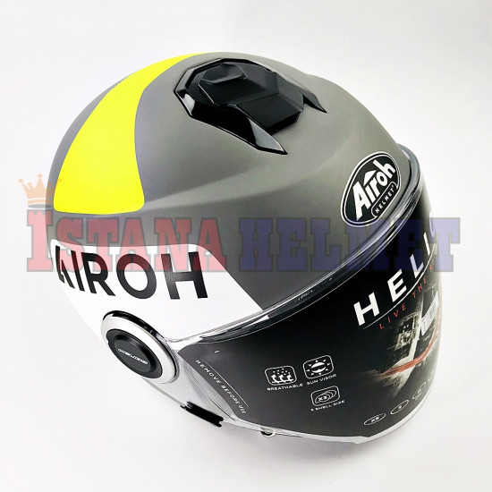 AIROH HELIOS UP GREY MT (XL)