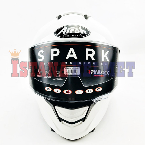 AIROH SPARK WHITE GLOSS (M)