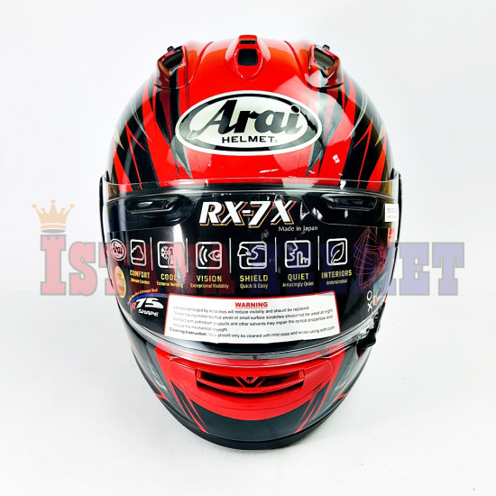 ARAI RX-7X RADICAL RED (L)