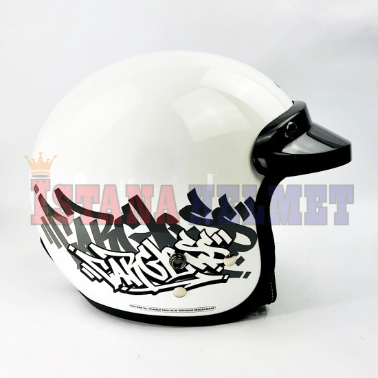CARGLOSS RETRO # STREET ART WHITE (M)