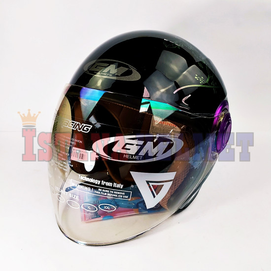 GM POP HIJAB # CRYSTAL BK/PK PEARL (XL)