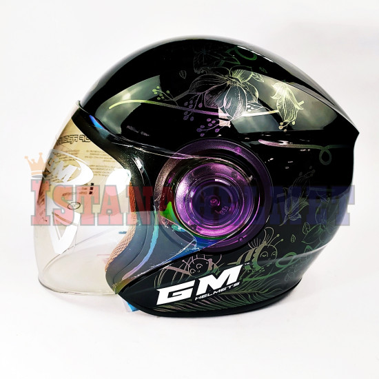 GM POP HIJAB # CRYSTAL BK/PK PEARL (XL)