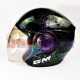 GM POP HIJAB # CRYSTAL BK/PK PEARL (XL)