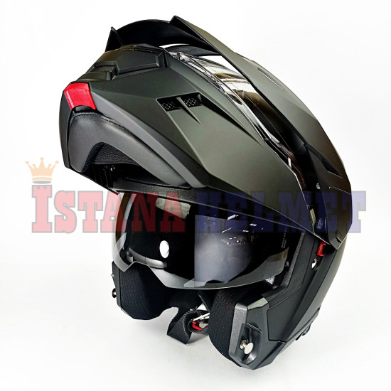 HJC I80 SEMI FLAT BLACK (XXL)