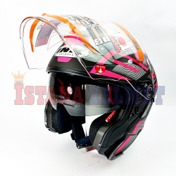 INK TERRA 2 #01 MATT BK/FUXIA (L)