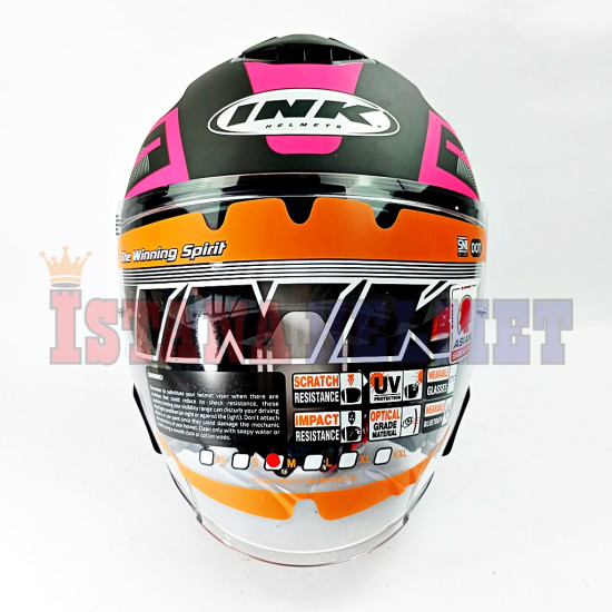 INK TERRA 2 #01 MATT BK/FUXIA (L)