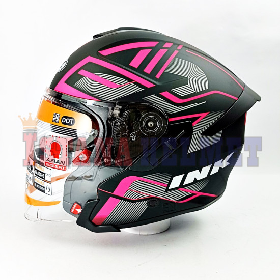 INK TERRA 2 #01 MATT BK/FUXIA (L)