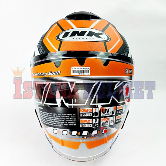 INK TERRA 2 #02 BK MATT/OR (XXL)