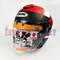 INK TERRA 2 #03 MATT FIRE RED/BK (L)