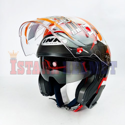 INK TERRA 2 #03 MATT FIRE RED/BK (L)