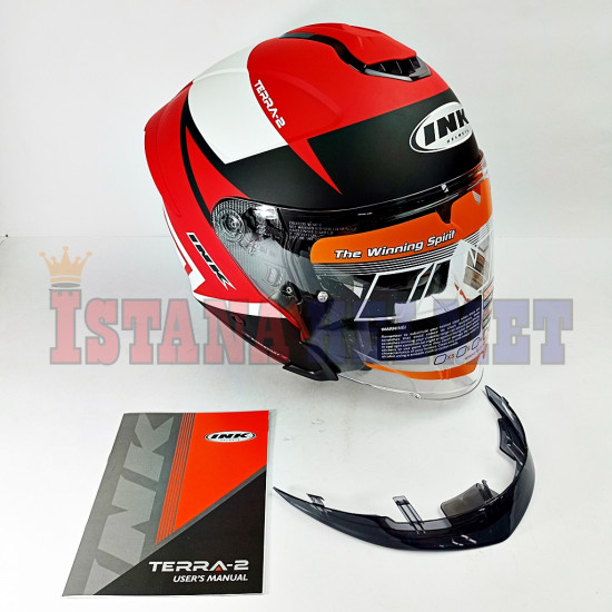 INK TERRA 2 #03 MATT FIRE RED/BK (L)