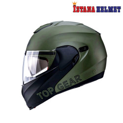 INK TOP GEAR 5.0 2T MATT GRN ARMY/BK (XL)