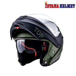 INK TOP GEAR 5.0 2T MATT GRN ARMY/BK (XL)