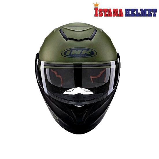 INK TOP GEAR 5.0 2T MATT GRN ARMY/BK (XL)