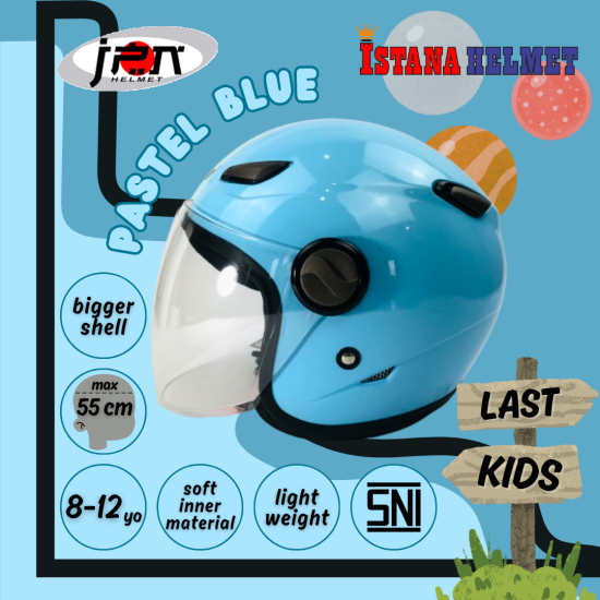 JPN JUNIOR KIDS POLOS PASTEL BLUE