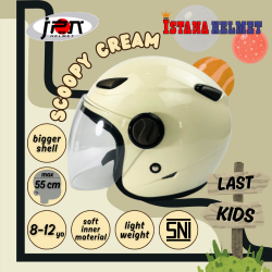 JPN JUNIOR KIDS POLOS SCOOPY CREAM