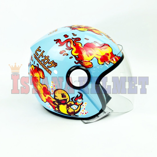 JPN KIDS # CHARMANDER PASTEL BLUE