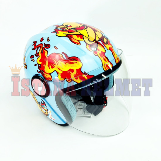 JPN KIDS # CHARMANDER PASTEL BLUE